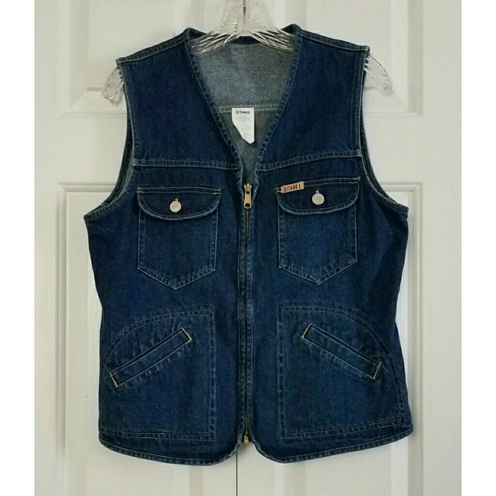 Womens Vintage Gitano Jean Vest